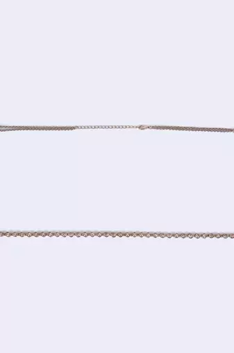 trendy round shape gold plated waist belt