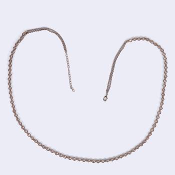 trendy round shape gold plated waist belt 3