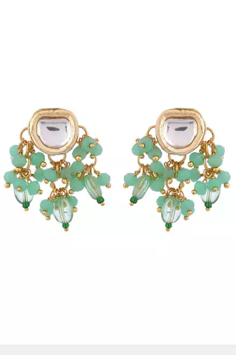 Tranding pearl kundan choker necklace set