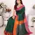 Green silk blend heavy border fancy latest collection saree