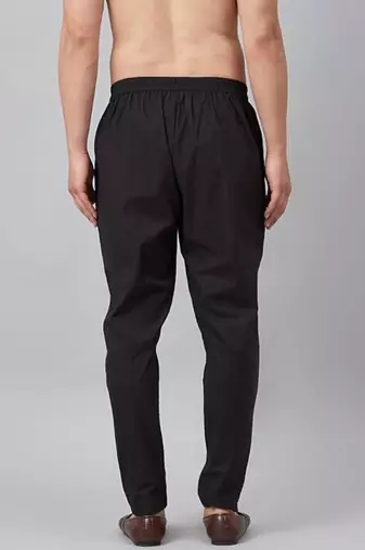 Black silk only pyjamas for mens