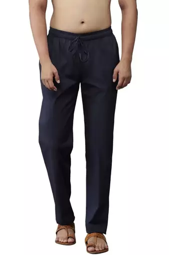 Blue silk pyjamas for mens