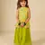 Girls yellow top and green palazzo (set of 2)
