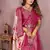 Rani Pink Color Shibori Work With Soft Satin Saree 
