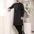 Black viscose embroidered kurta pajama for mens