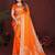 Orange Color Designer Paithani Silk Saree