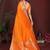 Orange Color Designer Paithani Silk Saree
