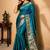 Teal Color Designer Paithani Silk Saree