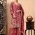 Light wine sharara set with zardozi dabka and sequins