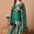Mesmerising green sharara set with gotta zardozi and pearl work