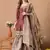  light brown sharara set with gotta zardozi and pearl work