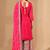 pink sharara set with gotta zardozi & crystal embroidery