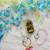 Pastel Pink Bhaiya Bhabhi Rakhi Set with Mirror Stone & Rose Tassel