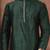 Green Dupion Art Silk Kurta