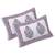 Rudra bazaar purple  210 tc cotton double king bedsheet with 2 pillow covers