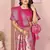 Rani Pink Color Heavy Paithani Silk Saree