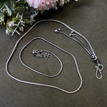 Silver plated snake kamarband / waistbelt/ bellychain 1