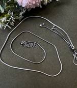 Silver plated snake kamarband / waistbelt/ bellychain