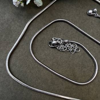 Silver plated snake kamarband / waistbelt/ bellychain 2