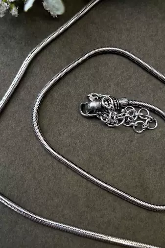 Silver plated snake kamarband / waistbelt/ bellychain