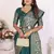 Green Color Traditional Dola Silk Saree