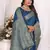 Blue Color Traditional Dola Silk Saree