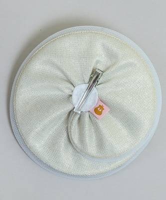Golden plain net fascinator 4