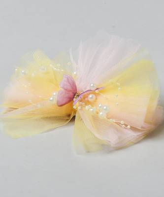 Multicolor plain net hair clip 3