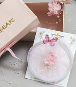 White net pearl fascinator