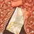 Women's white printed handwork dress material