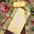 Women's yellow handwork dress material