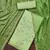 Women's green handwork dress material