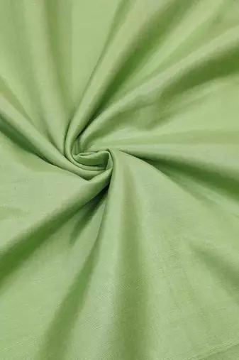 Women's green handwork dress material
