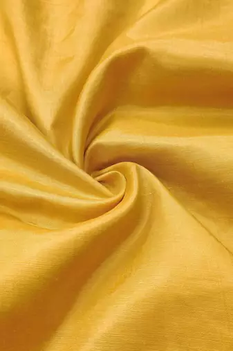 Women's yellow handwork dress material