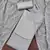 Women's grey gota work dress material