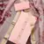 Women's peach handwork dress material