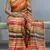 Multicolor leheriya printed weightless saree with unstitched blouse