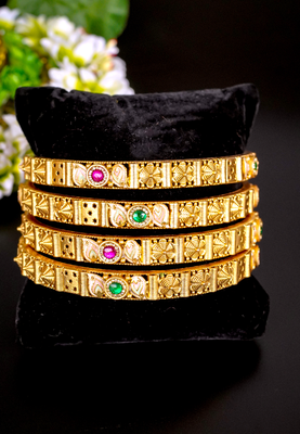 Royal heritage gold bangles 1