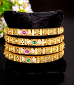 Royal heritage gold bangles