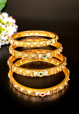 Royal heritage gold bangles 3