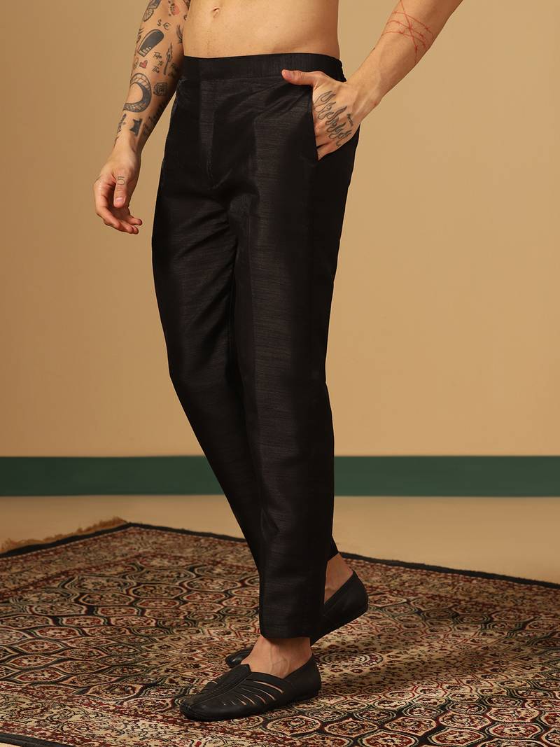 Self-design indowestern sherwani trouser set