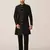 Viscose Black Sherwani Set for Events and Ceremonies