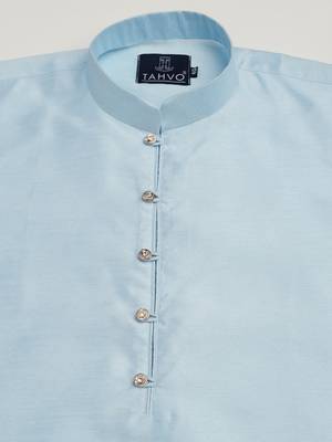 Ink elegance kurta pajama with royal nehru jacket 5