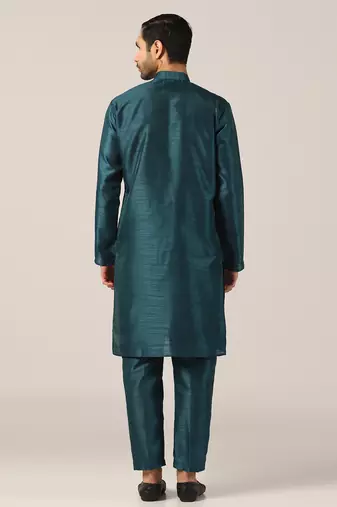 Turquoise tide breezy kurta pajama
