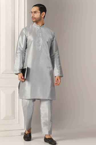 Luxe grey kurta pajama