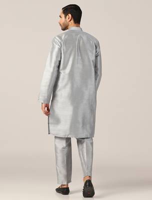 Luxe grey kurta pajama 3