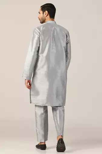 Luxe grey kurta pajama