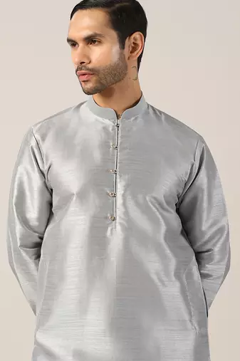 Luxe grey kurta pajama