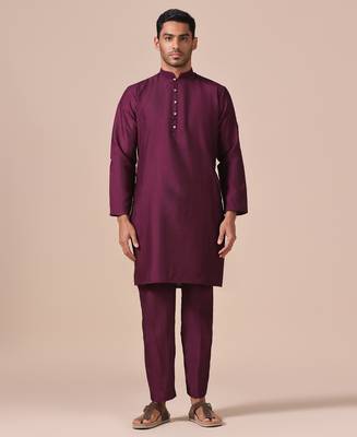Imperial wine kurta pajama 1