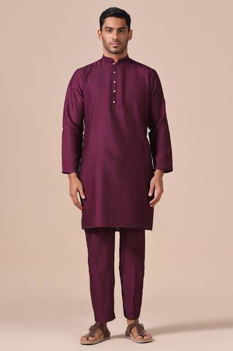 Imperial wine kurta pajama